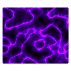 Purple Pattern Background Structure Premium Plush Fleece Blanket (small) by danenraven