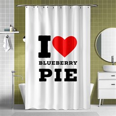 I Love Blueberry Shower Curtain 48  X 72  (small)  by ilovewhateva