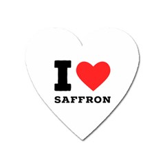 I Love Saffron Heart Magnet by ilovewhateva