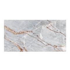 Gray Light Marble Stone Texture Background Satin Wrap 35  X 70 
