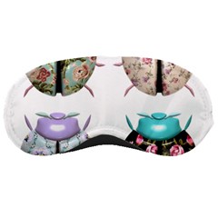 Ladybug-flower-pattern-shabby-chic Sleeping Mask