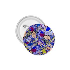 Blue Yellow Background Pattern Vector Texture Paisley 1 75  Buttons by danenraven