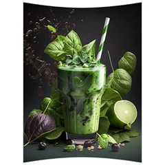 Drink Spinach Smooth Apple Ginger Back Support Cushion by Ndabl3x