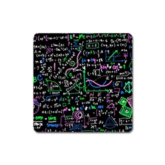 Math-linear-mathematics-education-circle-background Square Magnet