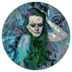Alphonse Woman Round Trivet by MRNStudios