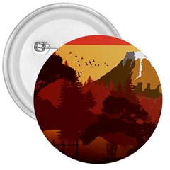 Japan Art Illustration 3  Buttons by Grandong