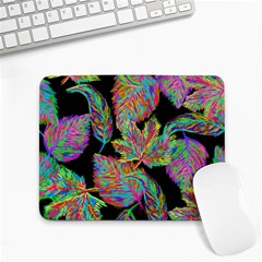 Autumn Pattern Dried Leaves Small Mousepad