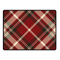 Tartan-scotland-seamless-plaid-pattern-vector-retro-background-fabric-vintage-check-color-square-geo Two Sides Fleece Blanket (small) by uniart180623