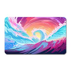 Waves Ocean Sea Tsunami Nautical Magnet (rectangular) by uniart180623