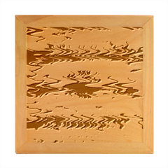 Waves Of Color Wood Photo Frame Cube