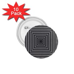 Focus Squares Optical Illusion 1 75  Buttons (10 Pack) by uniart180623