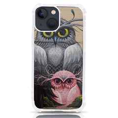 Graffiti Owl Design Iphone 13 Mini Tpu Uv Print Case
