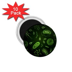 Bacteria-virus-seamless-pattern-inversion 1 75  Magnets (10 Pack) 