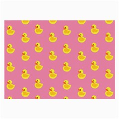 Rubber Duck Pattern Large Glasses Cloth by Valentinaart