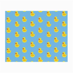 Rubber Duck Pattern Small Glasses Cloth (2 Sides) by Valentinaart