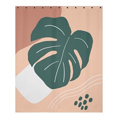 Tropic Floral Boho Shower Curtain 60  X 72  (medium)