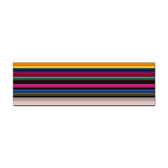 Horizontal Lines Colorful Sticker (bumper)