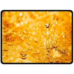 Water-gold Two Sides Fleece Blanket (large)