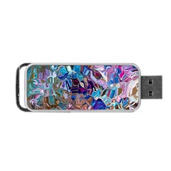 Smudged Portable Usb Flash (two Sides)