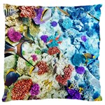 Fish The Ocean World Underwater Fishes Tropical Standard Premium Plush Fleece Cushion Case (Two Sides) Back