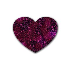 Retro-02 Rubber Heart Coaster (4 Pack)