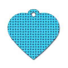 Pattern-123 Dog Tag Heart (two Sides)