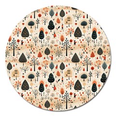 Pattern Seamless Magnet 5  (round)