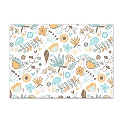 Pattern Flower Leaves, Sticker A4 (100 Pack)