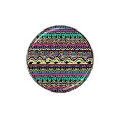Aztec Design Hat Clip Ball Marker (4 Pack)