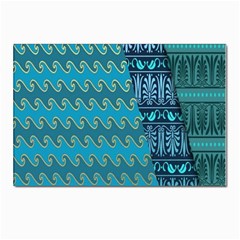 Aztec, Batik Postcards 5  X 7  (pkg Of 10)