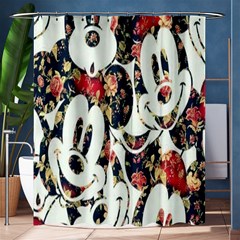 Mickey Mouse, Cartoon, Cartoon Character Shower Curtain 60  X 72  (medium) 