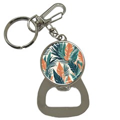 Colorful Tropical Leaf Bottle Opener Key Chain by Jack14