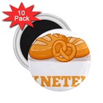 Baker T- Shirt Cool Bread Baking Bakers Saying Motif T- Shirt Yoga Reflexion Pose T- Shirtyoga Reflexion Pose T- Shirt 2.25  Magnets (10 pack)  Front