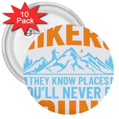Be Nice To Hikers T- Shirt Be Nice To Hikers T- Shirt Yoga Reflexion Pose T- Shirtyoga Reflexion Pose T- Shirt 3  Buttons (10 Pack) 