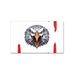 Usa Soccer T- Shirt U S A Patriotic American Flag Soccer Ball Football T- Shirt (1) Sticker Rectangular (10 Pack) by ZUXUMI