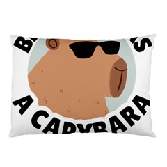Capybara T- Shirt Be As Cool As A Capybara- A Cute Funny Capybara Wearing Sunglasses T- Shirt Yoga Reflexion Pose T- Shirtyoga Reflexion Pose T- Shirt Pillow Case (two Sides)