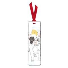 French Bulldog Christmas T- Shirt Happy New Year Frenchie Bulldog T- Shirt Small Book Marks by ZUXUMI