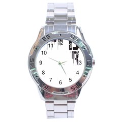 Gaming Controller Quote T- Shirt A Gaming Controller Quote Life Is Better When You Game T- Shirt (2) Stainless Steel Analogue Watch by ZUXUMI