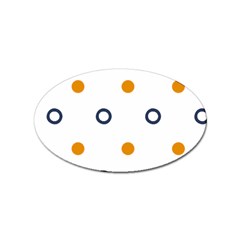 Abstract Dots And Circle Pattern T- Shirt Abstract Dots And Circle Pattern T- Shirt Sticker Oval (10 Pack)