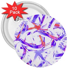 Abstract T- Shirt Entangled In Chaos T- Shirt 3  Buttons (10 Pack) 