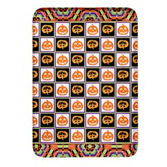 Lantern Chess Halloween Rectangular Glass Fridge Magnet (4 Pack) by Pakjumat