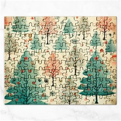 Christmas Tree Rectangular Jigsaw Puzzl