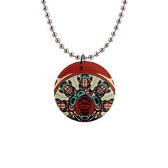 Skull Grateful Dead Phone Gratefuldead 1  Button Necklace by Sarkoni