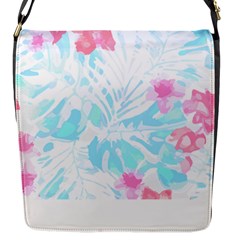 Hawaii T- Shirt Hawaii Diana Flower Pattern T- Shirt Flap Closure Messenger Bag (s)
