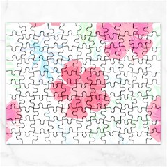 Hawaii T- Shirt Hawaii Florestalense Pattern T- Shirt Rectangular Jigsaw Puzzl
