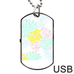 Hawaii T- Shirt Hawaii Flower Of Easter Garden T- Shirt Dog Tag Usb Flash (two Sides) by EnriqueJohnson