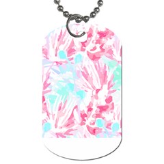 Hawaii T- Shirt Hawaii Glumiflorales Pattern T- Shirt Dog Tag (two Sides)
