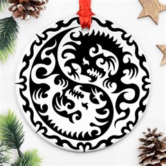 Ying Yang Tattoo Ornament (round)