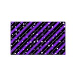 Christmas Paper Star Texture Sticker (Rectangular) Front