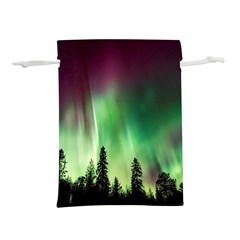 Aurora-borealis-northern-lights Lightweight Drawstring Pouch (s) by Ket1n9